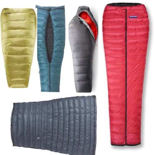 Sleeping bags for backpacking